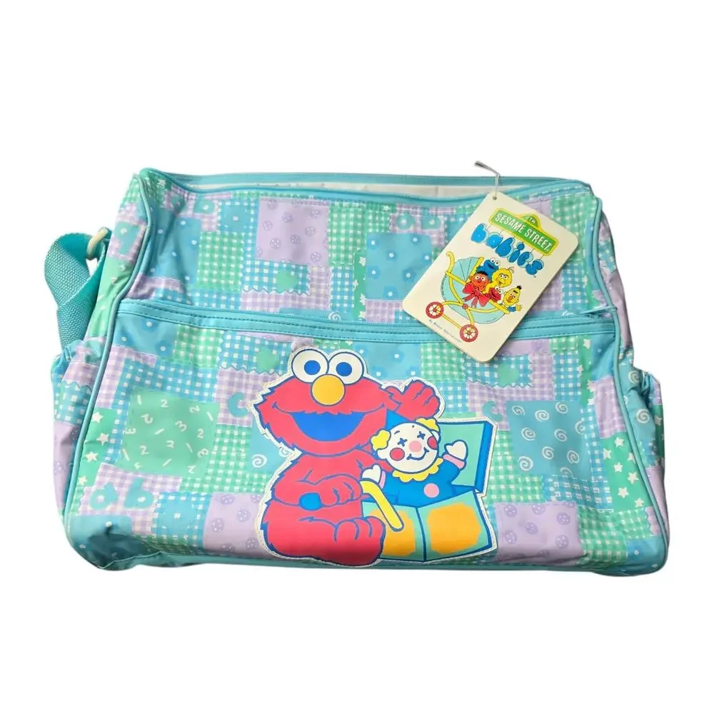 Vintage Sesame Street Babies Elmo Diaper Bag Romar International Jim Henson 1997